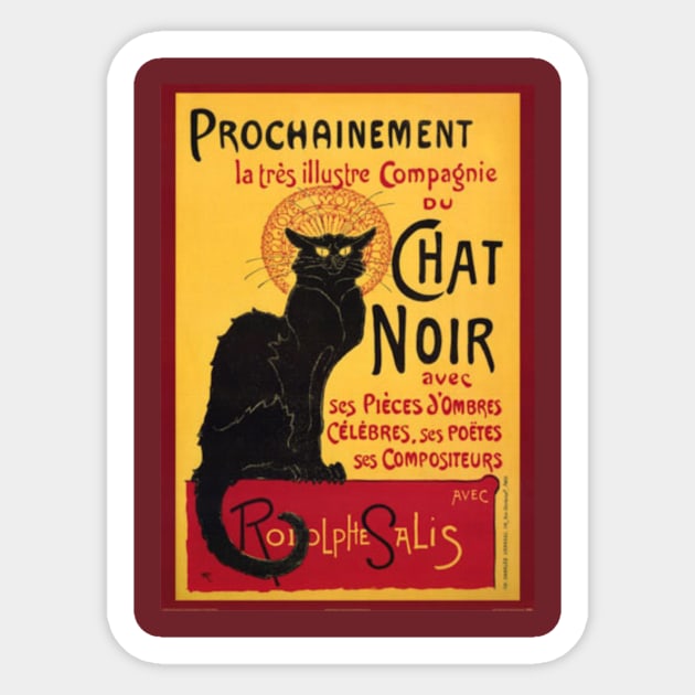 Black Cat (Chat Noir) Sticker by Orfi